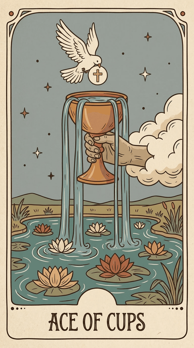 Ace of Cups tarot card