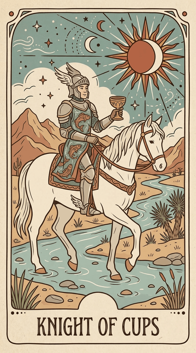 Knight of Cups tarot card