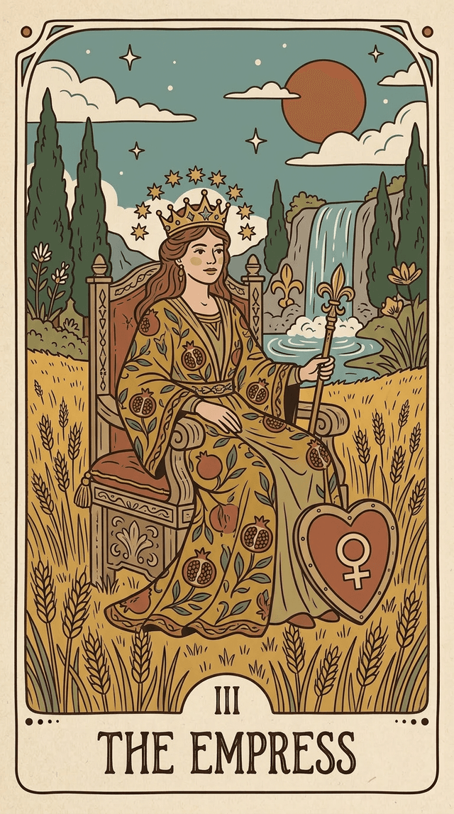 The Empress tarot card